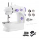 Mini Máquina Coser Doble Rosca Ajustable 2 Velocidades Elect