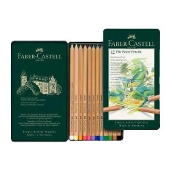 Lápiz Pastel Faber-castell X 12