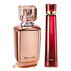 Perfume Mon + Satin Rouge Dama Lbel Or