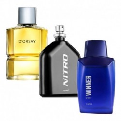 Perfume Dorsay + Nitro Negra + Winner S