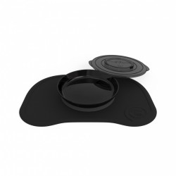 Kit Plato + Mantel En Silicona Comedor Bebe Twistshake 6m+