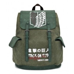 Maleta Morral Ataque A Los Titanes Lona Importada Shingeki