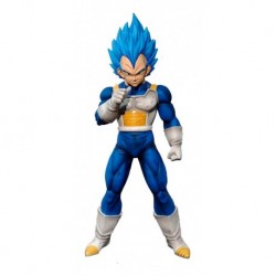 Figura Vegeta Super Sayajin Blue Con Traje 28 Cm Dragon Ball