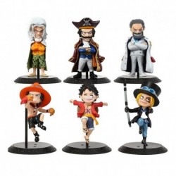 One Piece Marines Admirals Colección X 6 Figuras En Bolsa