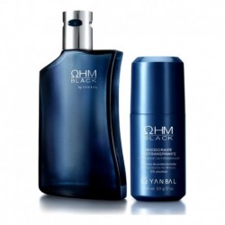 Perfume Ohm Black + Desodorante Yanbal