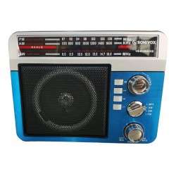 Radio Parlante Bluetooth Am Fm Recargable Panel Solar Usb