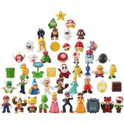 Super Mario Bros Colección 48 Figuras En Bolsa