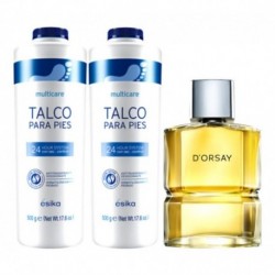 Perfume Dorsay + 2 Talcos De Pies Esika