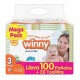 Pañal Winny Sec Etapa 3/g X 100