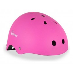Casco De Patinaje Rosa Qmax Talla L