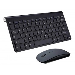 Combo Teclado Mouse Elegante Inalámbrico 2.4ghz Slim Ergonom