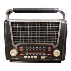 Radio Parlante Bluetooth Am Fm Sw Sd Usb Recargable Solar