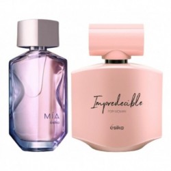 Perfumes Dama Impredecible + Mia Esika