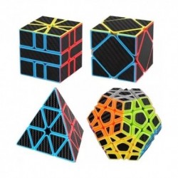 Set Cubos Rubik Moyu Wca Puzzle 4-cube Gift Box Carbono