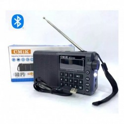 Radio Bluetooth Reproductor Mp3 Fm Am Sw Digital Recargable