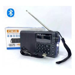 Radio Bluetooth Reproductor Mp3 Fm Am Sw Digital Recargable