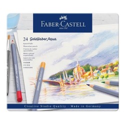 Lapices Acuarelables Goldfaber Faber Castell X24 Lata