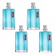 Perfume Blue And Blue Dama X 4 Cyzone