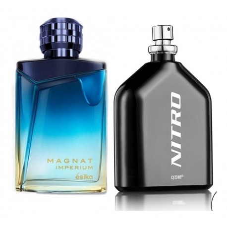 Set Perfumes Magnat Imperium + Nitro Negra Hombre Esika