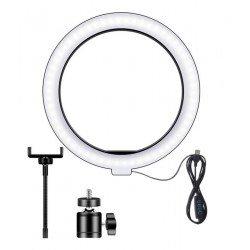 Aro De Luz 26cm Led Ring Fill Light + Tripode De Escritorio