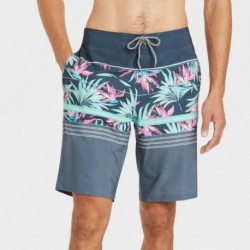 Shorts De Baño Con Estampado Floral Para Hombre