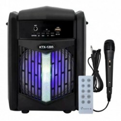 Parlante Bluetooth Portátil Recargable Ktx 1205 6.5 Pulgadas
