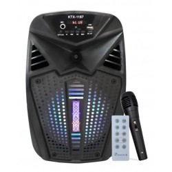 Parlante Bluetooth Portátil Recargable Ktx-1187 Microfono
