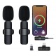 Micrófonos Inalámbricos Solapa 2 En 1 Para iPhone O Tipo C