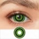 Lentes De Contacto Negro Verde Esclera Cosplay Mini Sclera