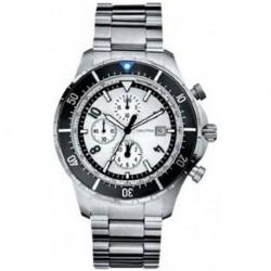 Reloj Nautica N34501G Chronograph Stainless Steel Bracelet W (Importación USA)