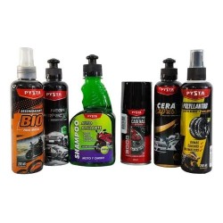 Kit Cuidado Motos Desengrasante Lubricante Shampoo