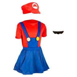 Disfraz Mario Bross Mujer Halloween