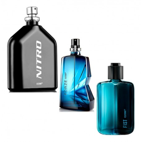 Nitro + Forze + Fist Cyzone Hombre
