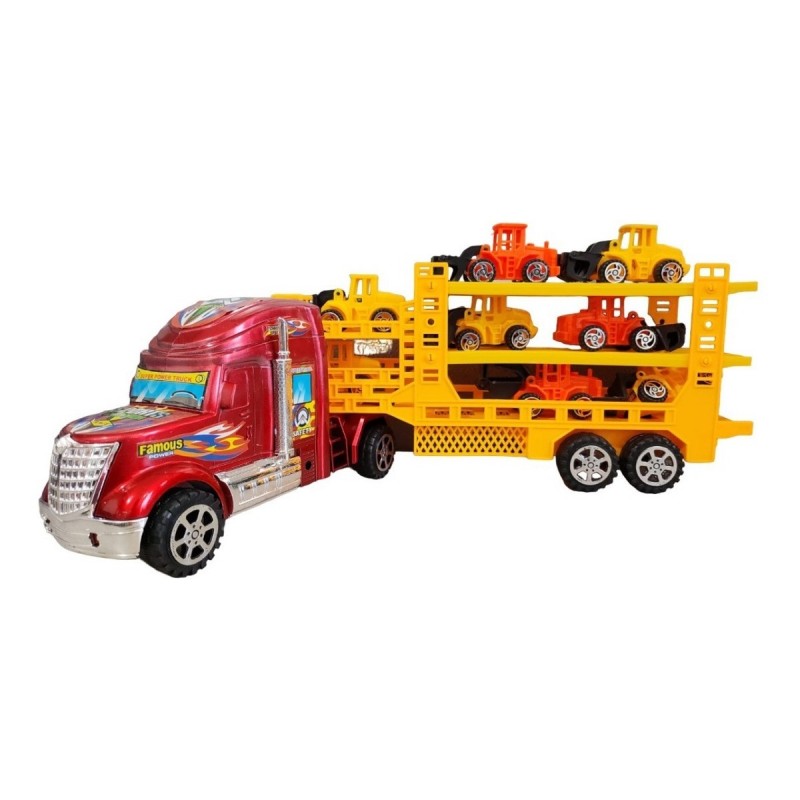 Juguete Garaje Ni os Camion Mula Transporte Ni era Carros VELLSTORE