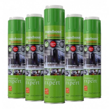 Limpiador Espuma Handboss X5 Spray 650 Ml + Cepillo