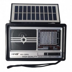 Radio Bafle Parlante Bluetooth Am Fm Usb Sd Carga Solar