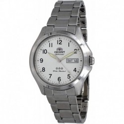 Reloj Orient RA-AB0F15S Hombre Stainless Steel 3 Star Silver (Importación USA)