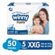 Pañal Winny Pants Etapa 5 X 50und Tamaño Extra extra grande (XXG)