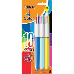 Bic Bolígrafo 4 Colores Pastel