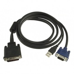 Cable M1 (dvi 30+5 , Vga Y Usb) Para Videobeams Infocus Dell