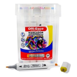 Marcador Multitrazo Offi-esco X 24