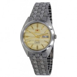 Reloj Orient FAB0000DC Hombre 3 Star Stainless Steel Gold Di (Importación USA)