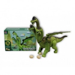 Dinosaurio Dinodragon 3 Cabezas Pone Huevos Juguete Niños