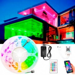 Tira Cinta Led Luces Multicolor Bluetooth App 5 Metros