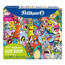 Set Tempera Color Boom X 24 Unidades