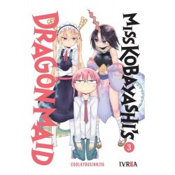Miss Kobayashi's Dragon Maid 3, De Coolkyousinnjya. Serie Miss Kobayashi's Dragon Maid Editorial Ivrea, Tapa Blanda, Edición 1 En Castellano, 2023