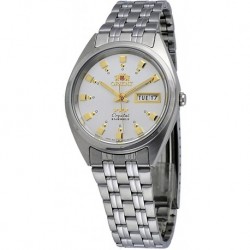 Reloj Orient FAB00009W Hombre 3 Star Stainless Steel Silver (Importación USA)