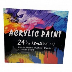 Oleo Pinturas 24 Unid 12ml Acrylic Paint