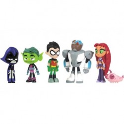 Jóvenes Titanes Teen Titans Go Colección 5 Figuras En Bolsa