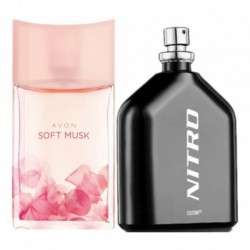 Perfume Soft Musk + Nitro Negra Esika